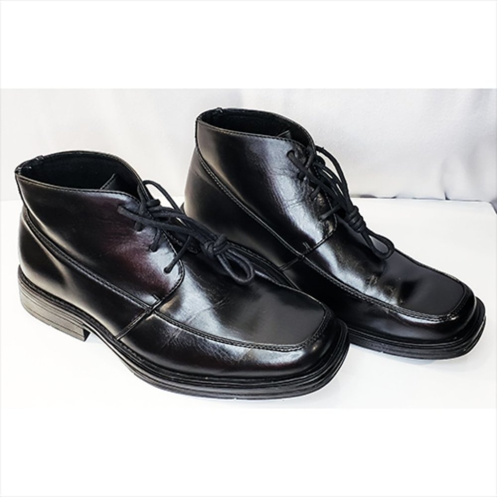 Morenza Men’s Business, Casual, Dress, Ankle Boots Square Toe Shoes Pre-Owned - Picture 8 of 12